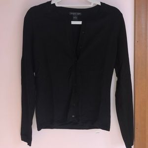 Black cardigan